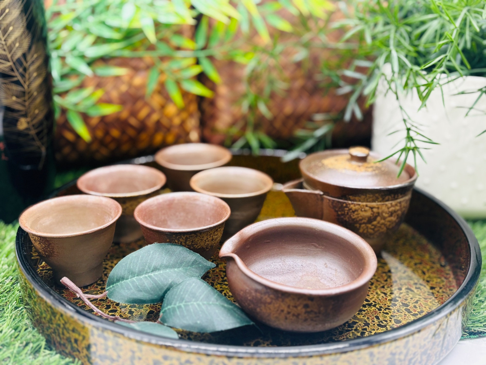 煎茶器 備前焼 森 竹山