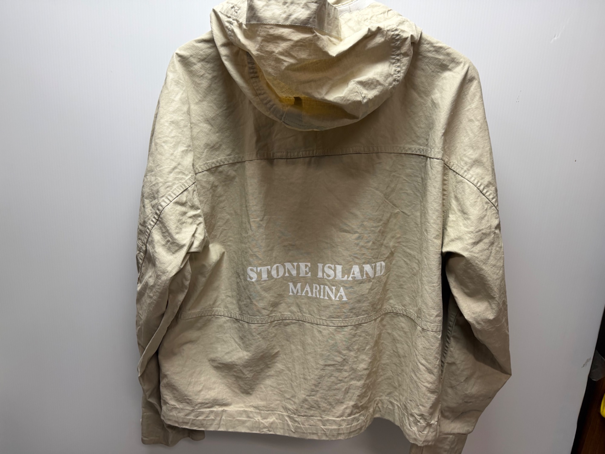 STONE ISLAND/ストーン アイランド】フーデッド リネン ジャケット