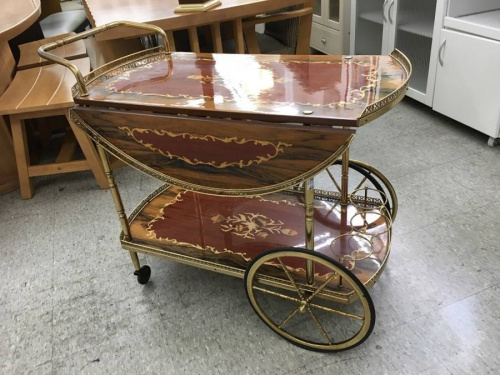 サービングワゴンのアンティーク