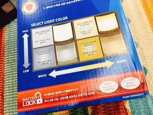 ColemanのLEDランタン