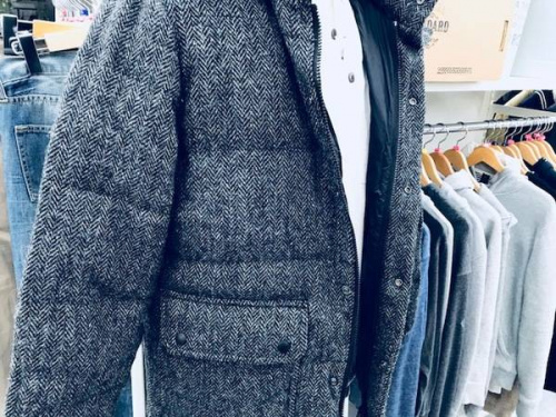 ダウンのハリスツイード