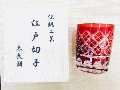 江戸切子のカットグラス