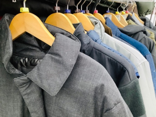 アウターのダウンジャケット