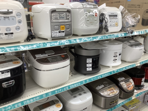 生活家電の炊飯器