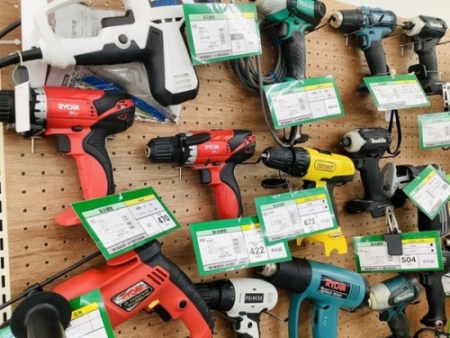生活家電の電動工具