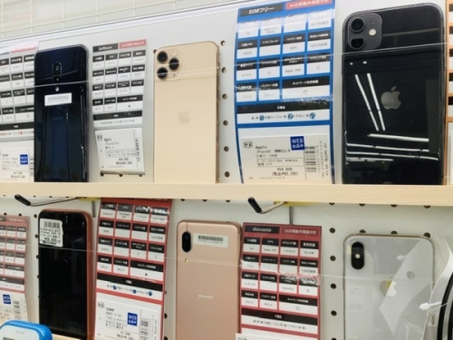 スマートフォンのワイヤレスイヤホン