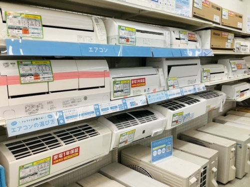 エアコンの扇風機