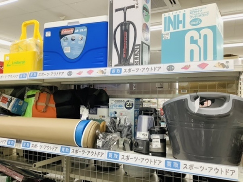 アウトドアのキャンプ用品