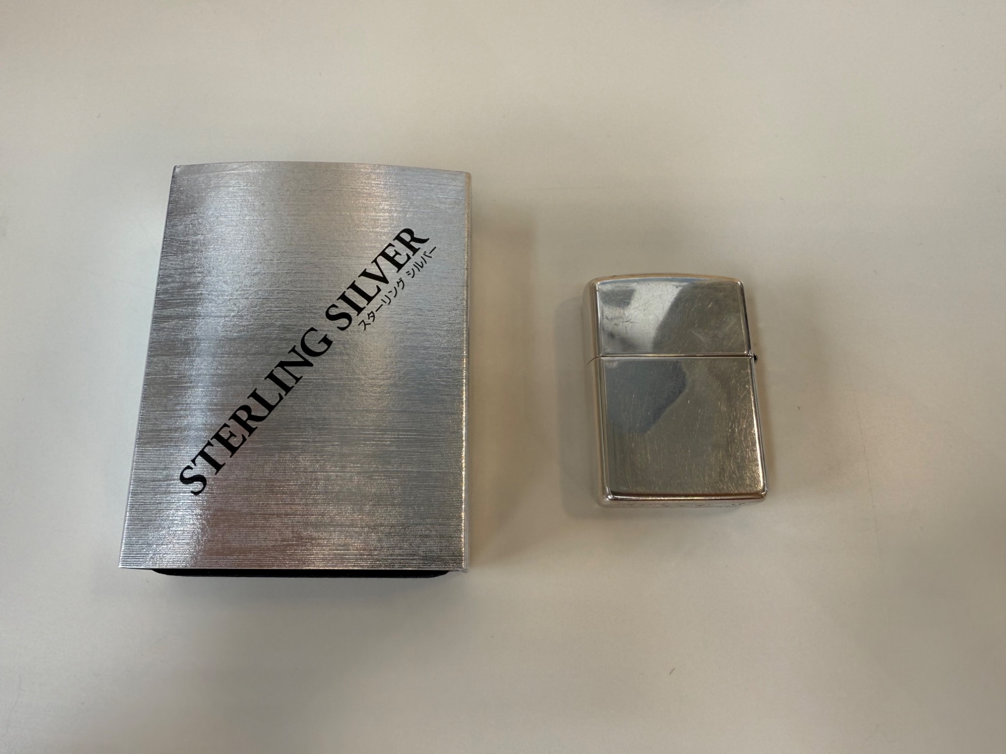 Zippo スターリングシルバー Super Tank