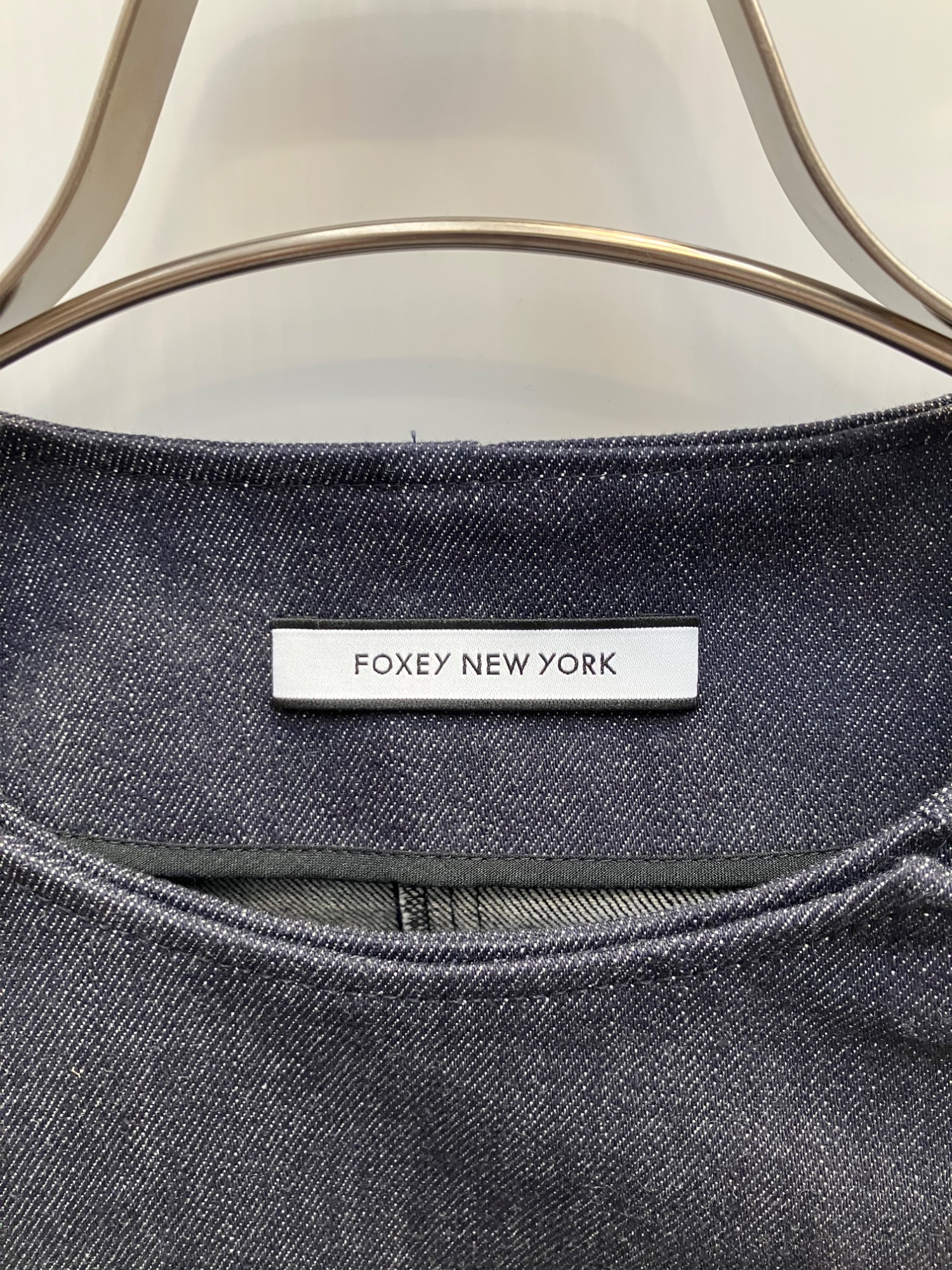 FOXEY NEWYORKライダースデニムジャケットのご紹介になります