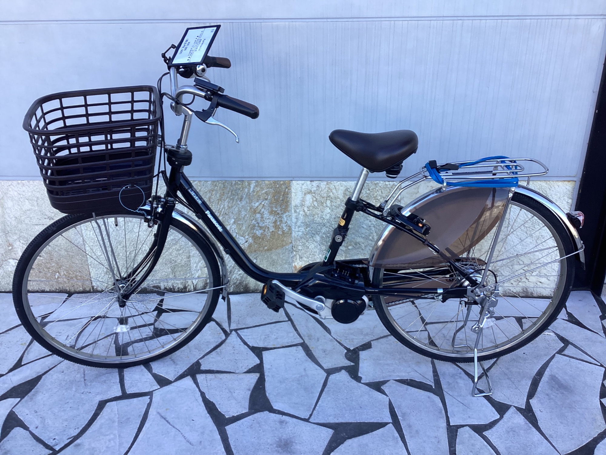 電動アシスト Panasonic ViVi DX 青 Panasonic 電動アシスト自転車 青