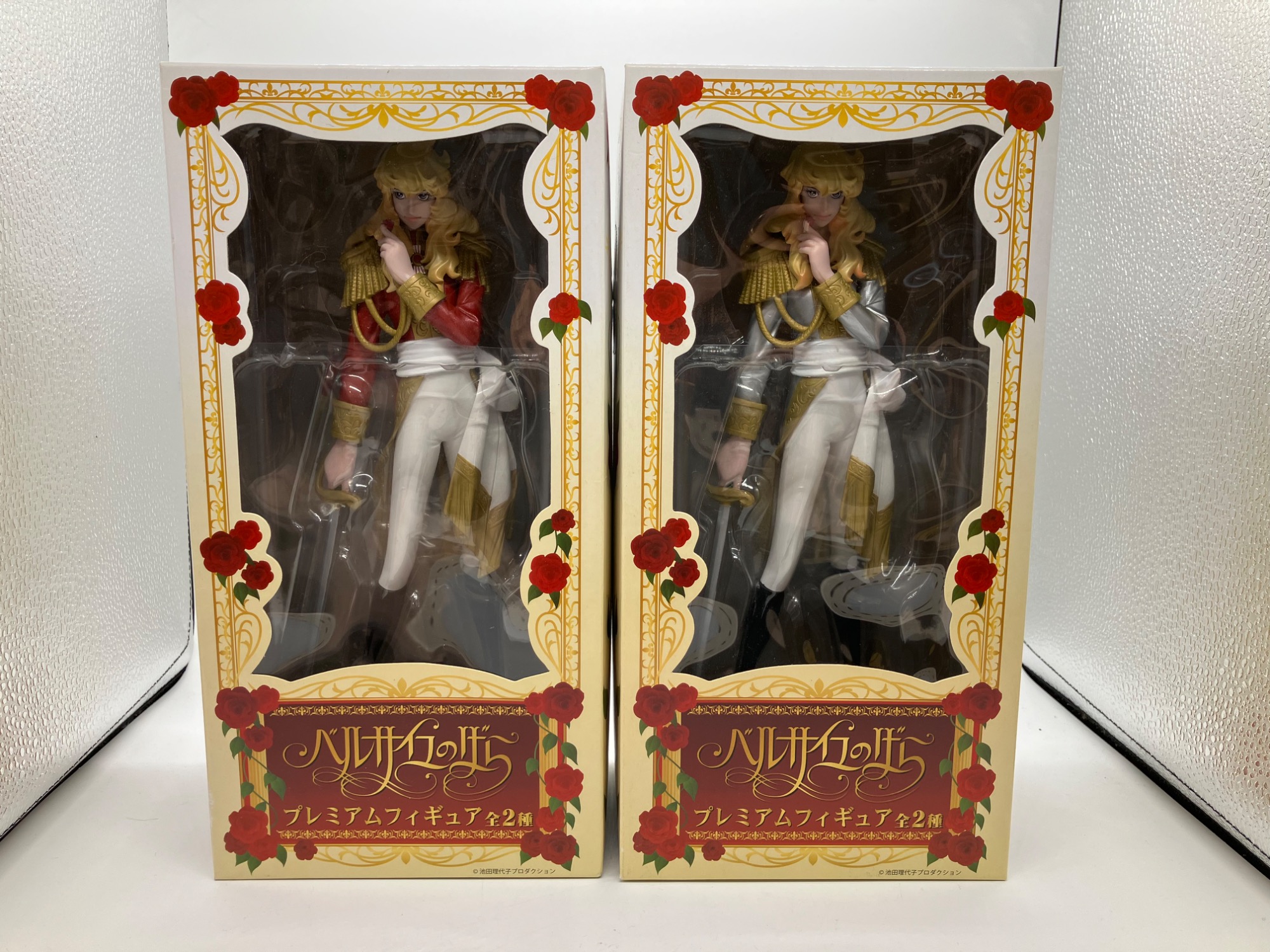 ベルサイユのばらのオスカル赤&銀プレミアムフィギュアセットご紹介に