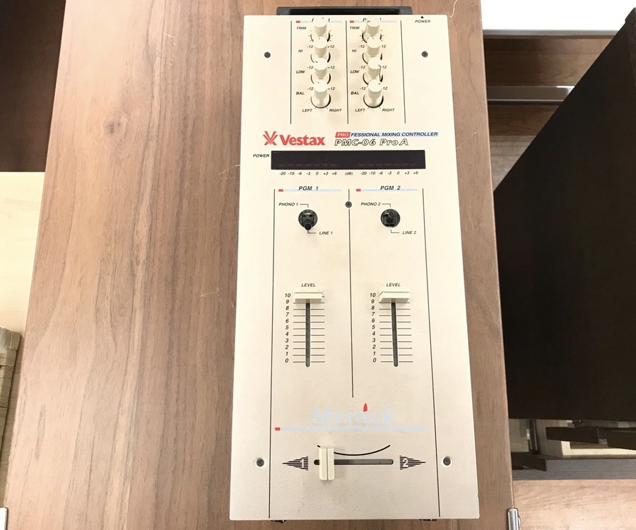 DJ機材第二弾Vestax！】DJ諸君 Coming Soon！スクラッチミキサーPMC