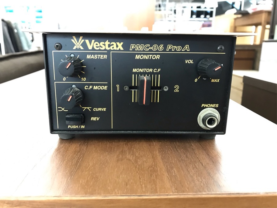 DJ機材第二弾Vestax！】DJ諸君 Coming Soon！スクラッチミキサーPMC