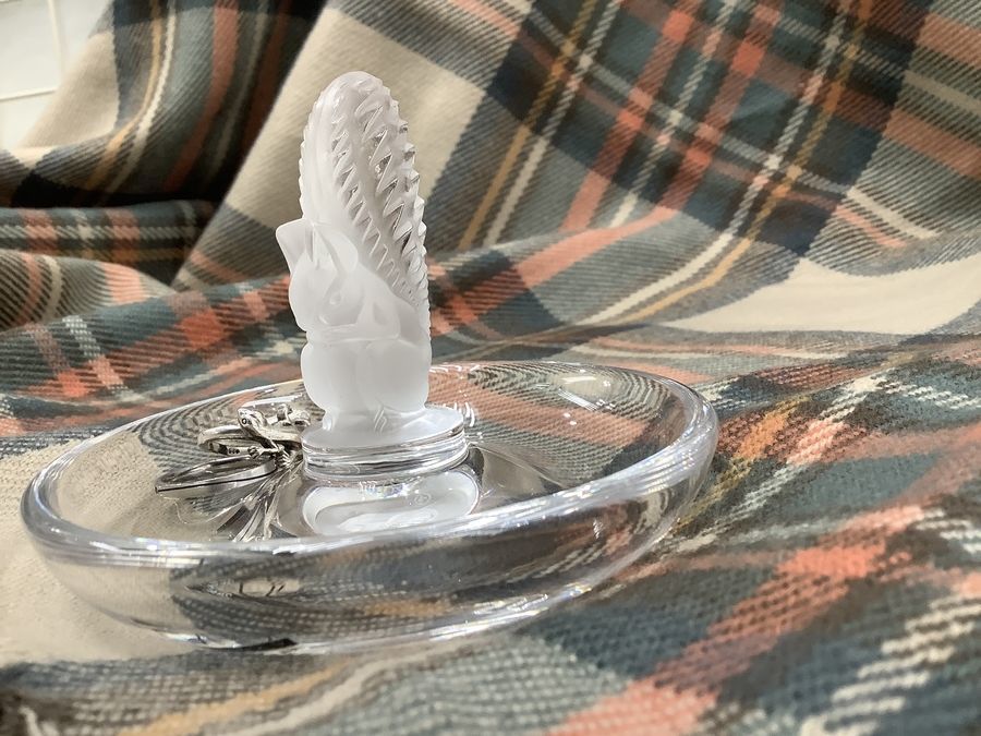 スマホで購入】LALIQUE（ラリック）リングトレー リス 買取入荷