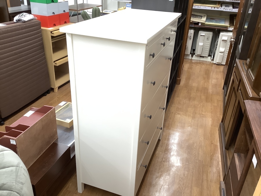 【トレファクいわき平店】IKEA(イケア)HEMNES(ヘムネス)5段ハイチェスト ダークブラウンが入荷しました！ IKEA (イケア)HEMNES(ヘムネス) 5段ハイチェスト グレーブラウン