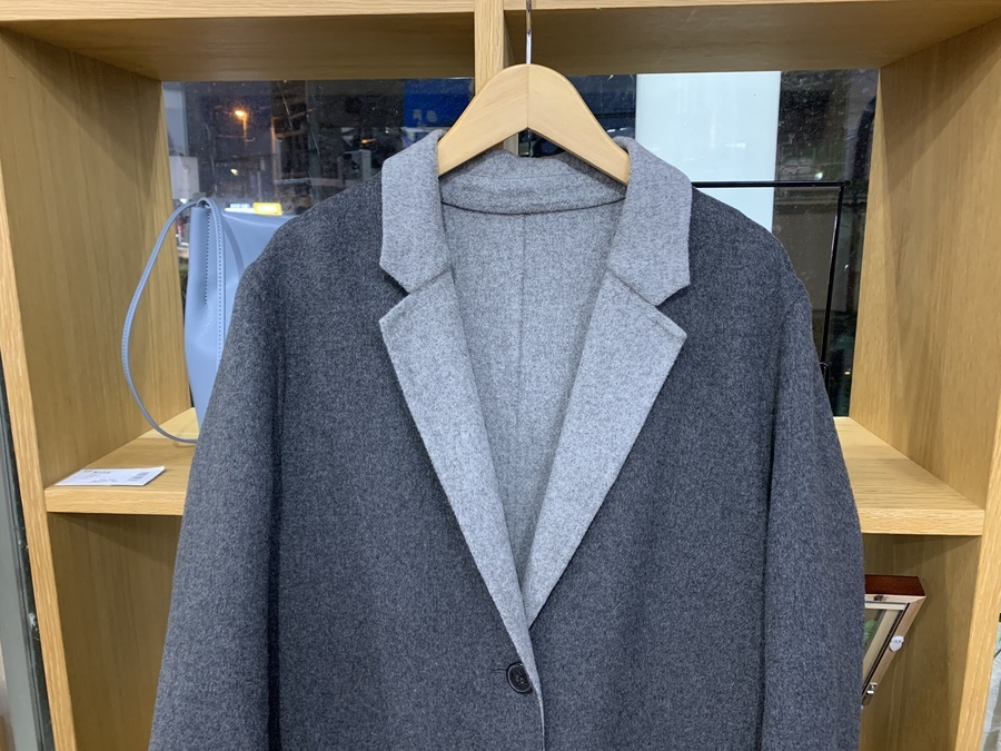 LACOSTE（ラコステ）のダブルニットロングコート【BF9608】を