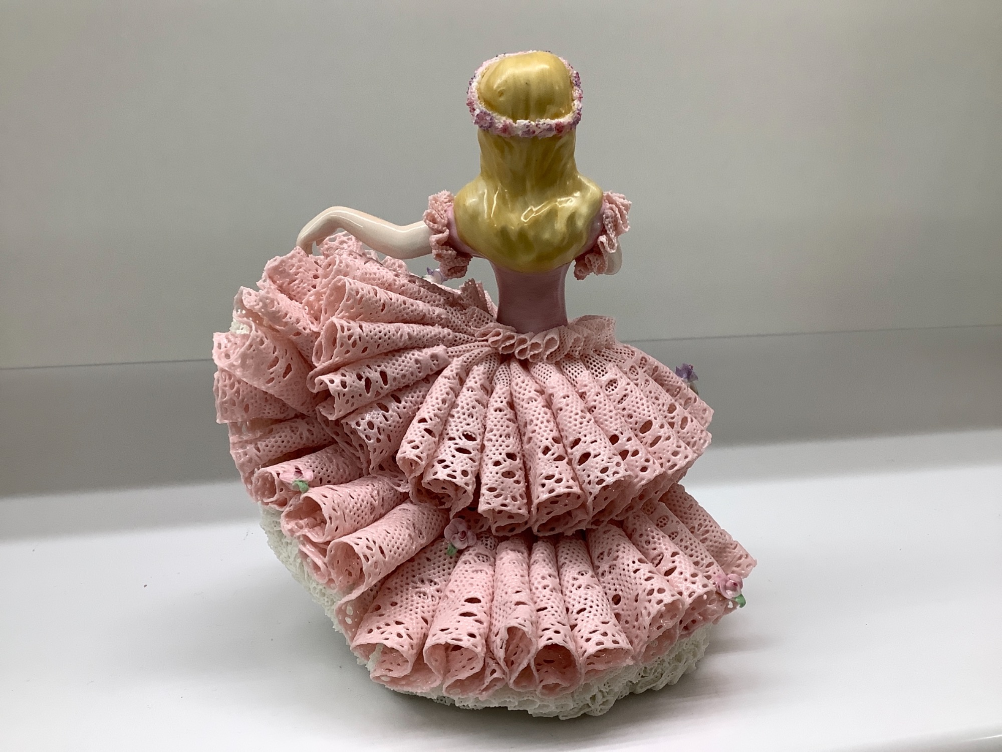 アイリッシュドレスデン　天使フィギュリンペア アイリッシュドレスデン 天使フィギュリンペア