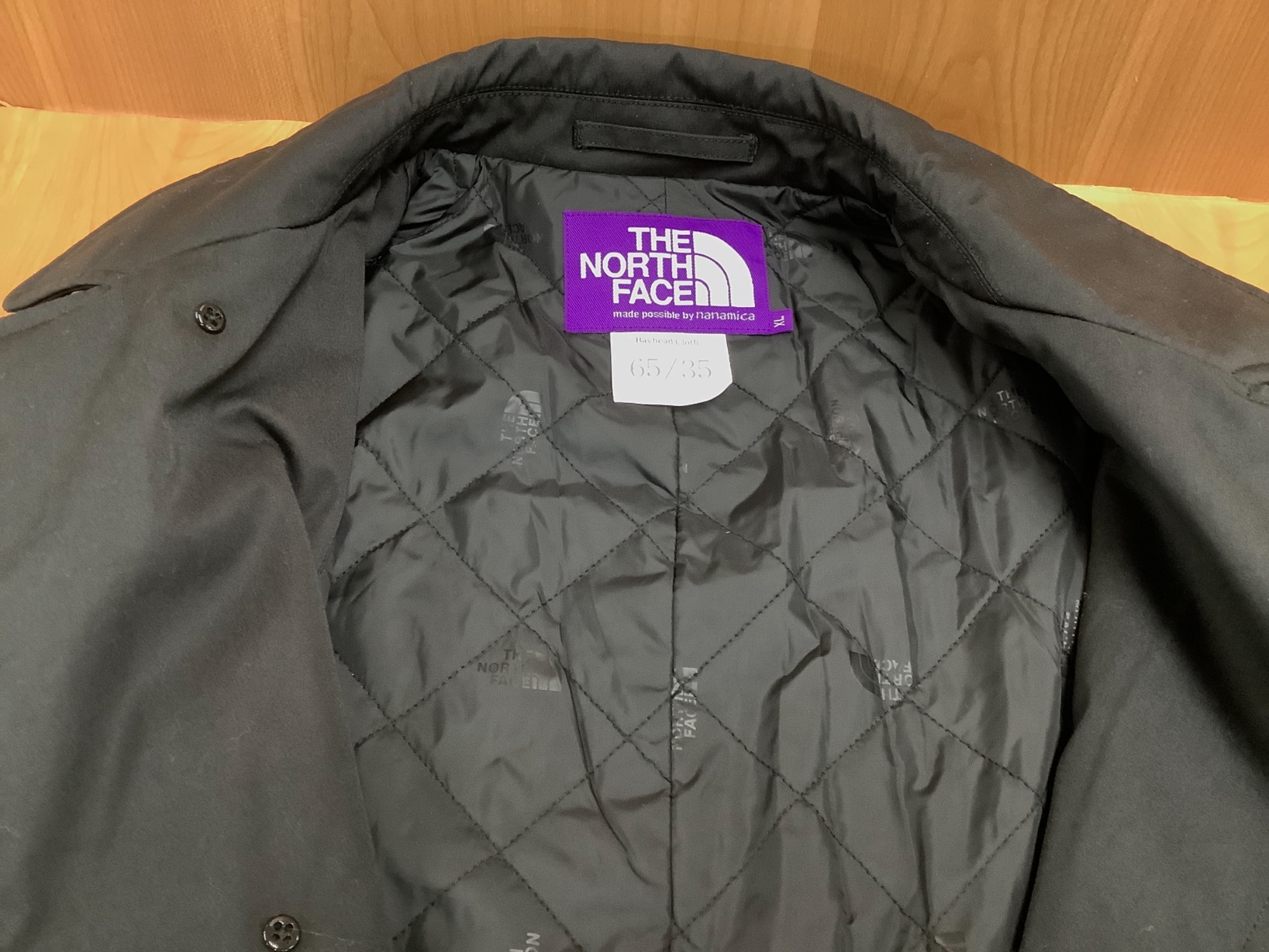 THE NORTH FACE ブラック ステンカラーコート NY2164N