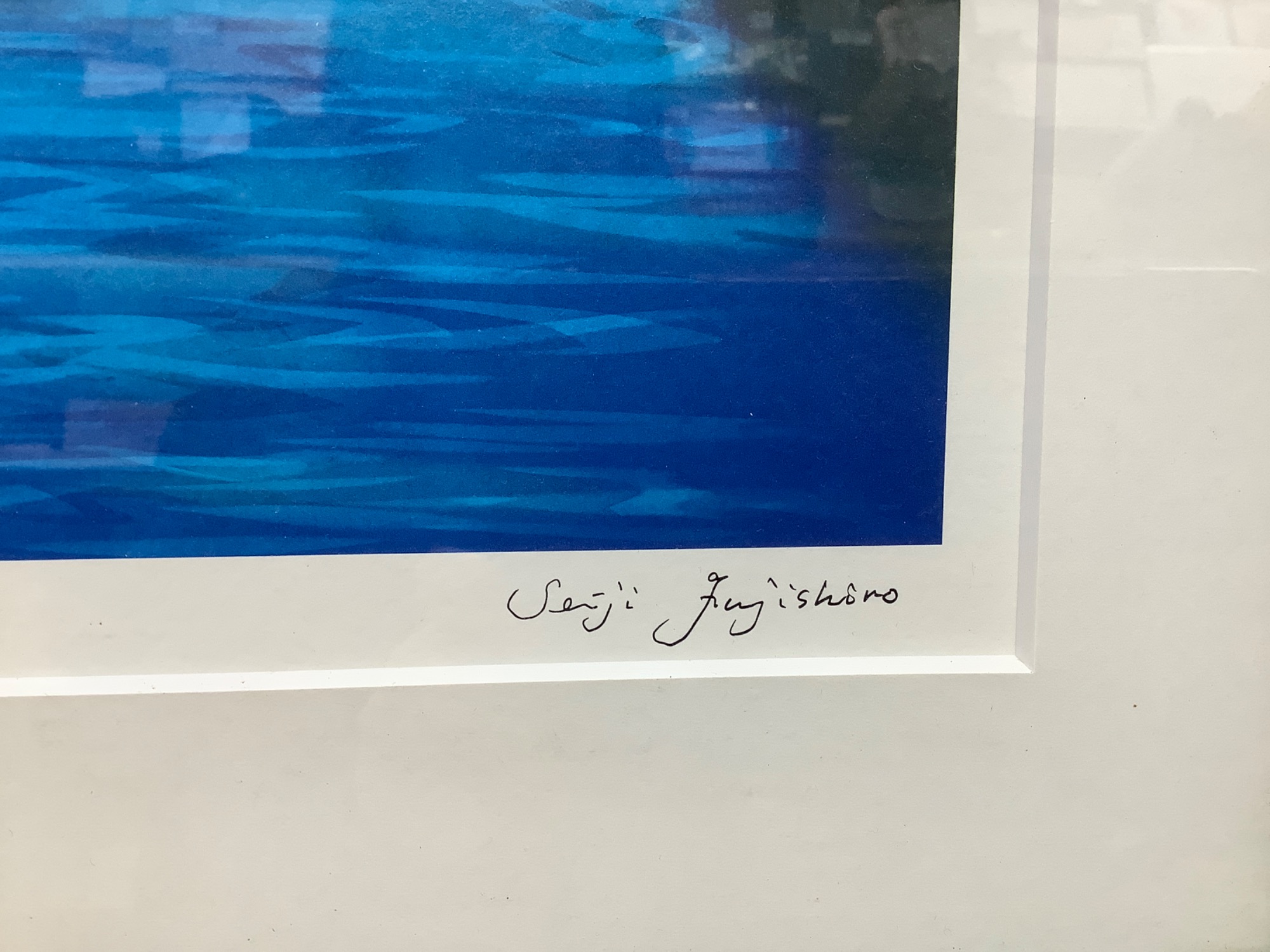 幻想的な影絵と言えば】藤城清治 リトグラフ 影絵 めがね橋 が