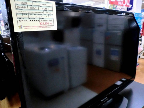 液晶テレビのSHARP