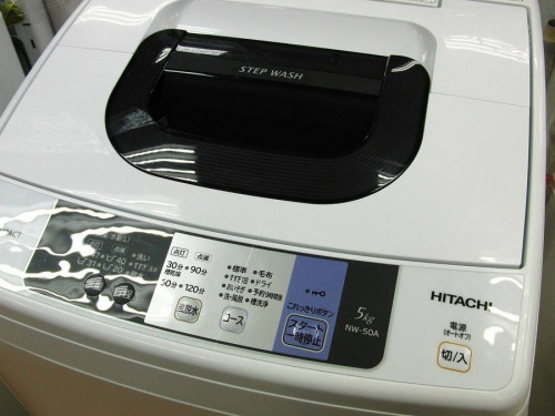 生活家電の洗濯機