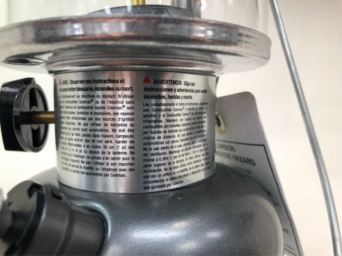 Colemanの中古 ガソリンランタン