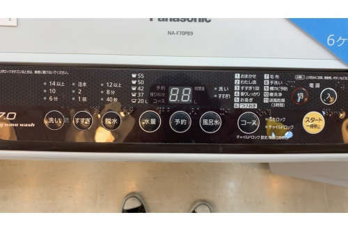 全自動洗濯機のPanasonic