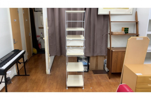 万能収納のユニットシェルフ