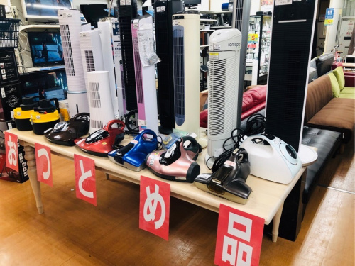 最終セールの日野橋　扇風機