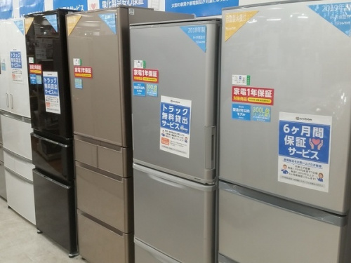 生活家電の冷蔵庫