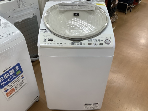 洗濯乾燥機のSHARP