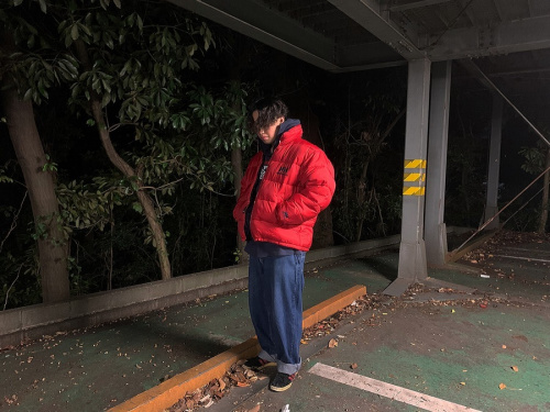 メンズファッションのダウン