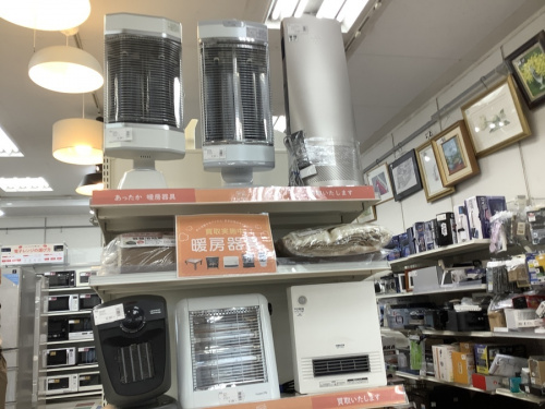 煖房器具の冬物家電買取強化中