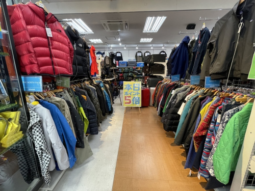 アウトドア　のノースフェイス