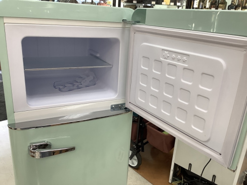 クラシック調冷蔵庫の2ドア冷蔵庫