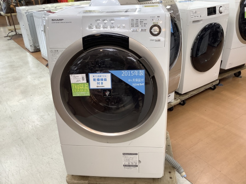 生活家電の洗濯乾燥機