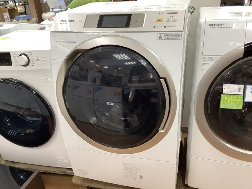 生活家電のドラム式洗濯乾燥機