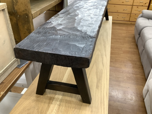 ベンチの無印良品　IKEA　NITORI　カリモク