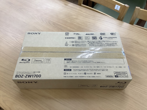 レコーダー・プレイヤーのBDZ-ZW1700