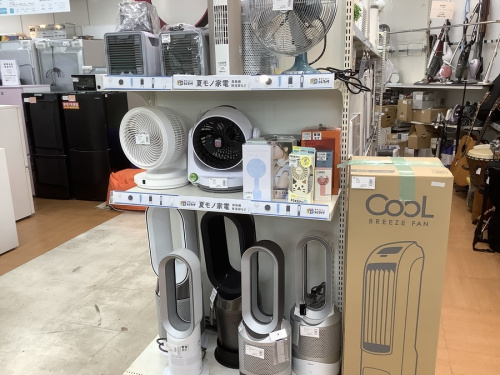 夏物家電の扇風機