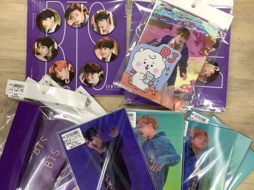 アイドルグッズのBTS