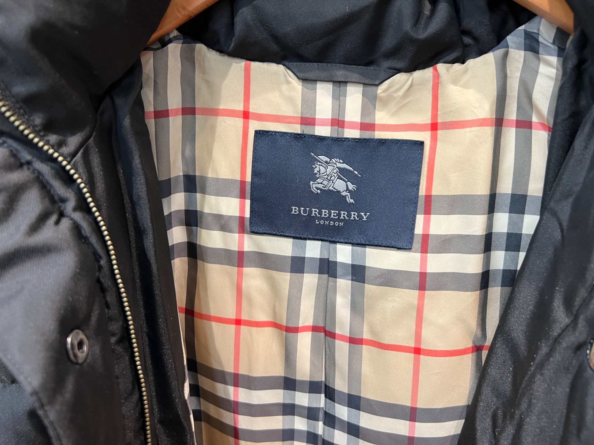【BURBERRY LONDON】ダウンコート☆ 極美品✨バーバリーロンドン ダウンコート ラクーンファー ノバ