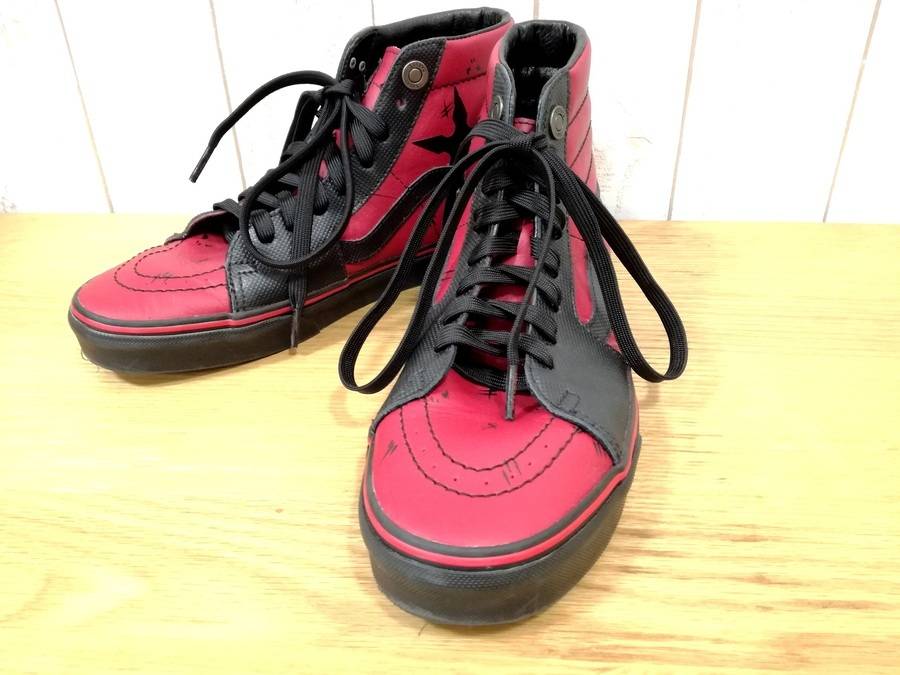 VANS×MARVEL、デッドプールモデルのSk8-Hi買取入荷！【南柏店