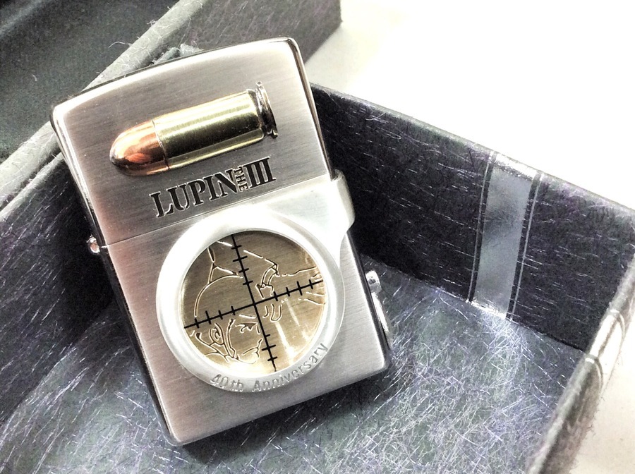 2007年 未使用 ルパン三世 zippo 40周年ジッポー　不二子　ルパン Amazon.co.jp: ZIPPO（ジッポー） ルパン三世 峰不二子 ガン