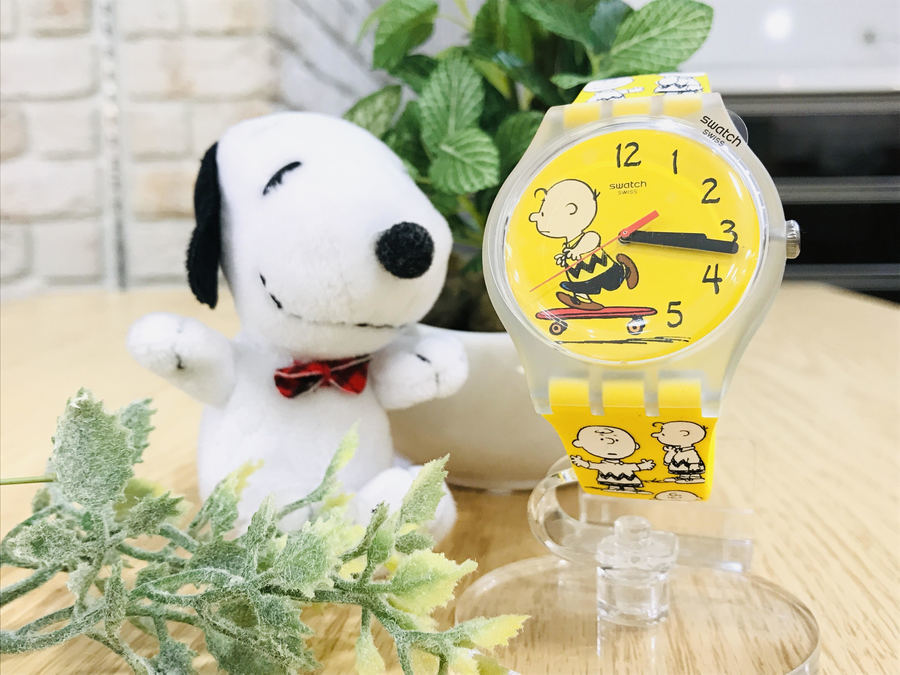 swatch スウォッチ PEANUTS ピーナッツ コラボ コミック・ストリップ 腕時計 メンズ レディース SO29Z108 swatch スウォッチ PEANUTS ピーナッツ コラボ コミック・ストリップ