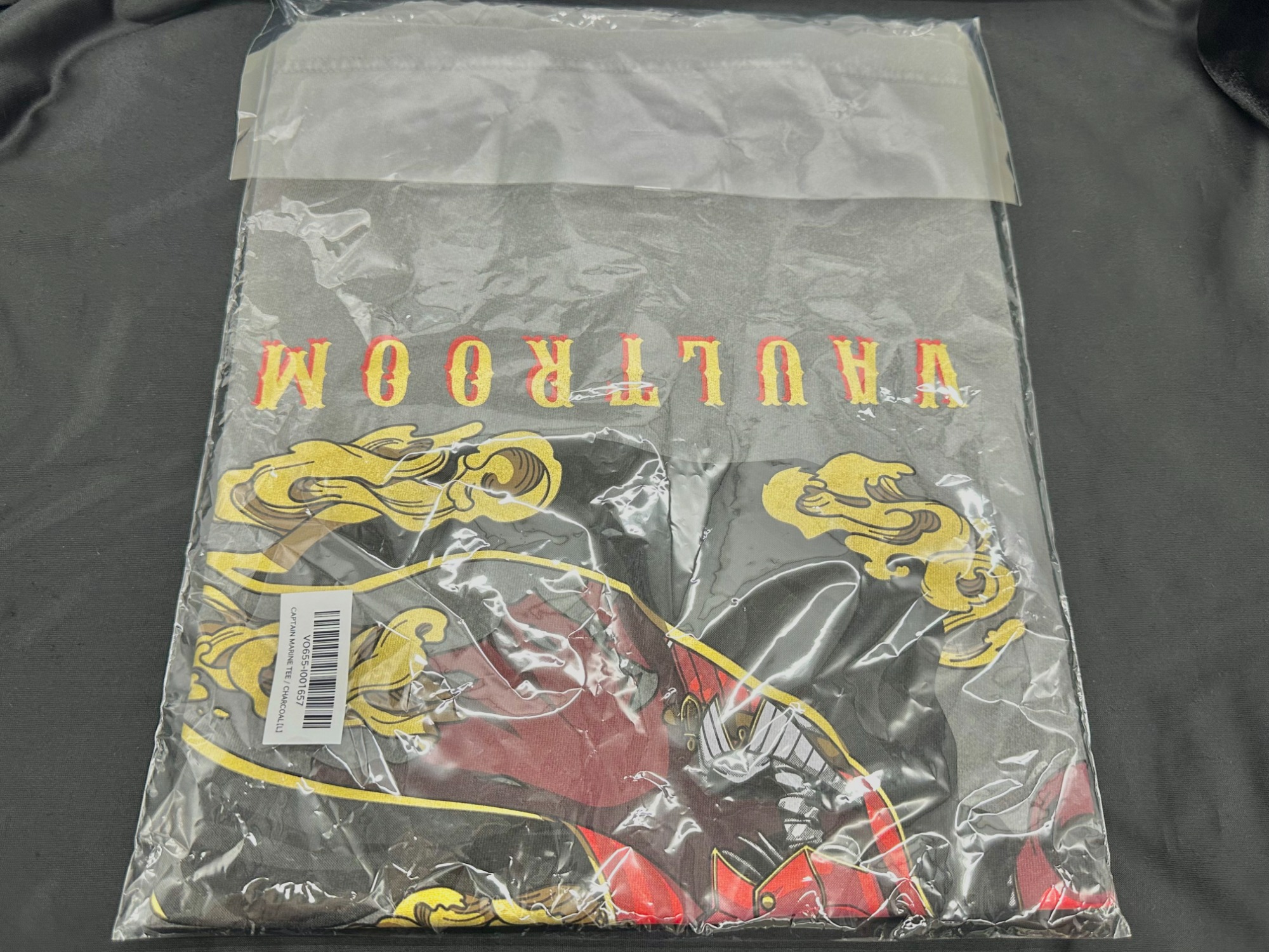Lサイズ 宝鐘マリン ボルトルーム CAPTAIN TEE CHARCOAL