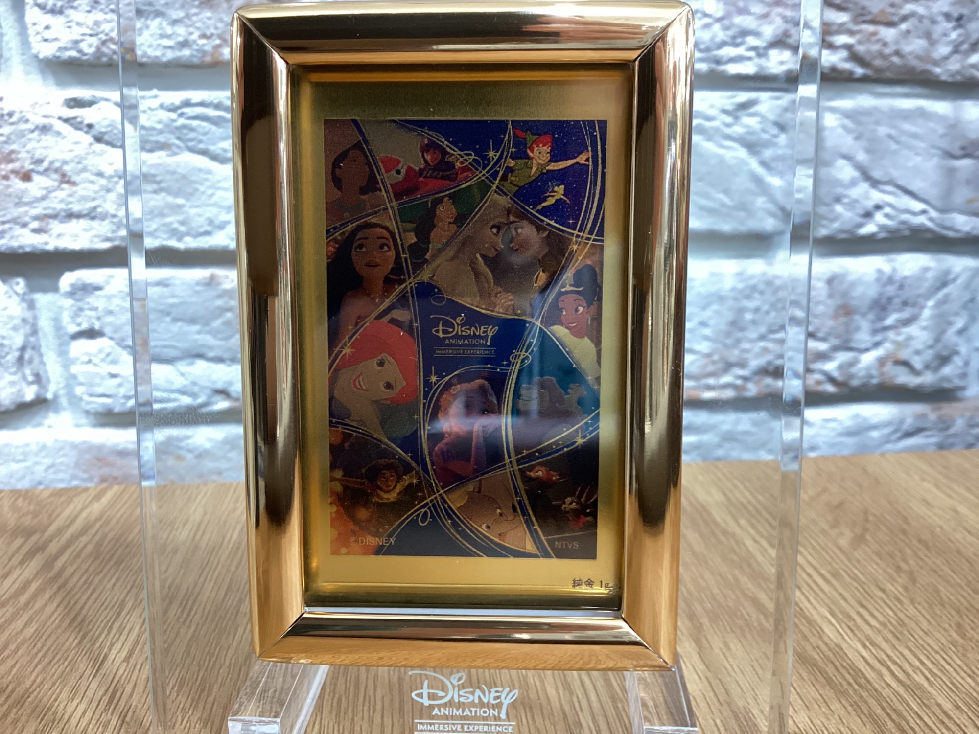 DISNEY (ディズニー) GINZATANAKA DIM 純金カード入荷いたしまし