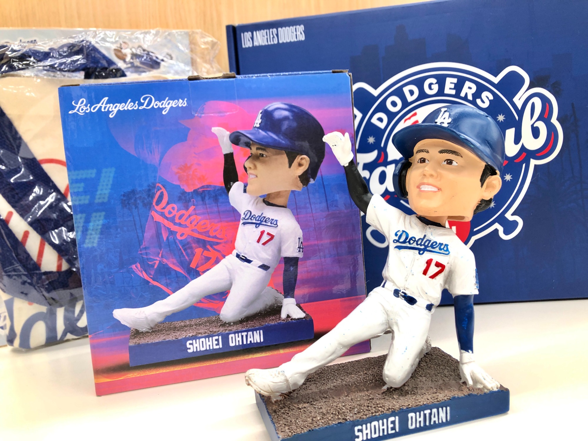 大谷翔平 ボブルヘッド トートバッグ ロサンゼルス・ドジャース 大谷翔平 ボブルヘッド・トートバッグ