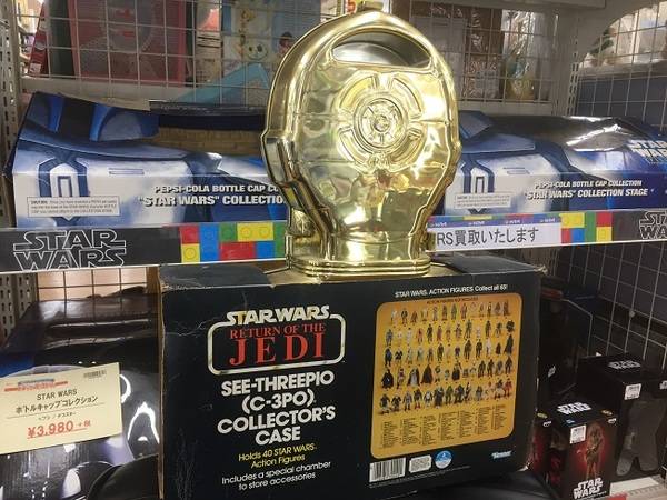 Vintage Kenner Star Wars C-3PO Carrying Case w/9 Action